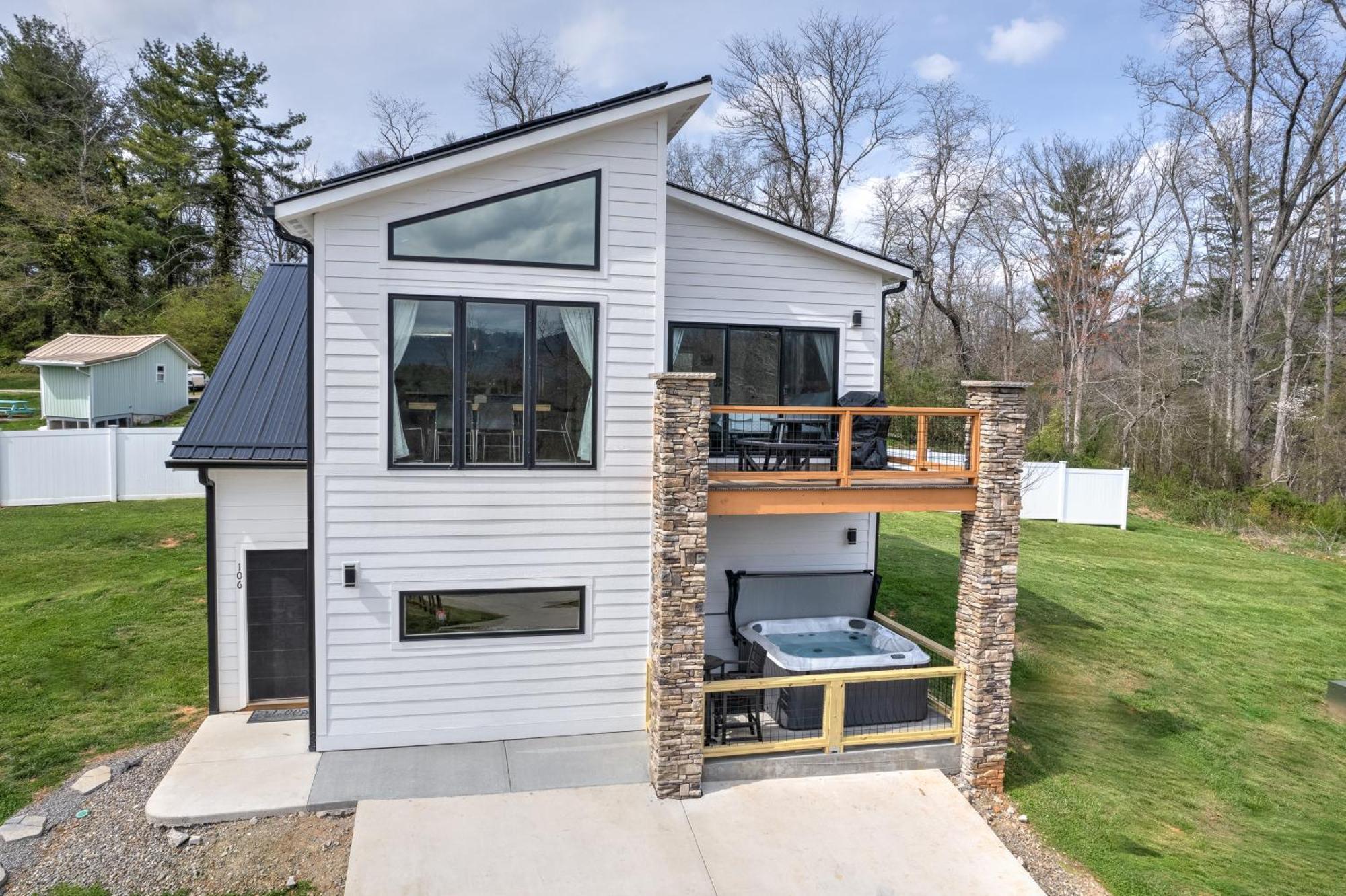 Mon Tresor, Modern Mountain Views With Deck Villa Weaverville ภายนอก รูปภาพ