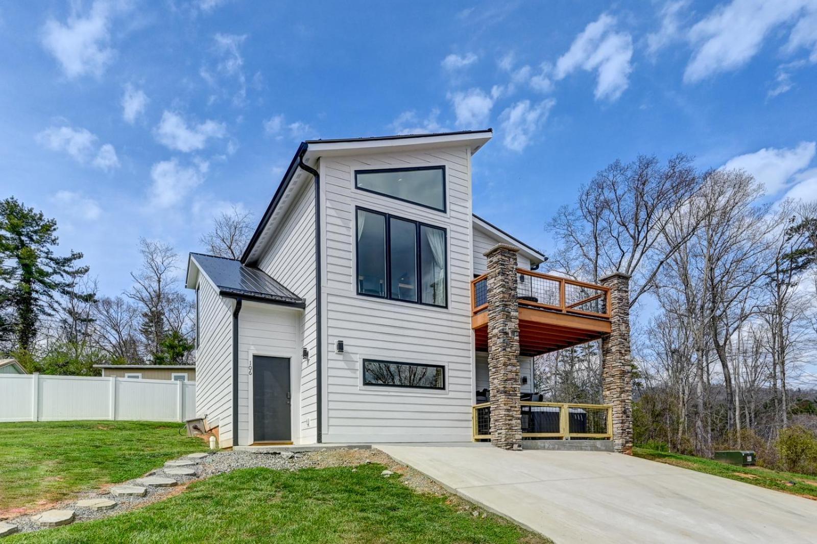 Mon Tresor, Modern Mountain Views With Deck Villa Weaverville ภายนอก รูปภาพ